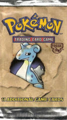 Pokemon Fossil Unlimited Booster Pack - Lapras Artwork